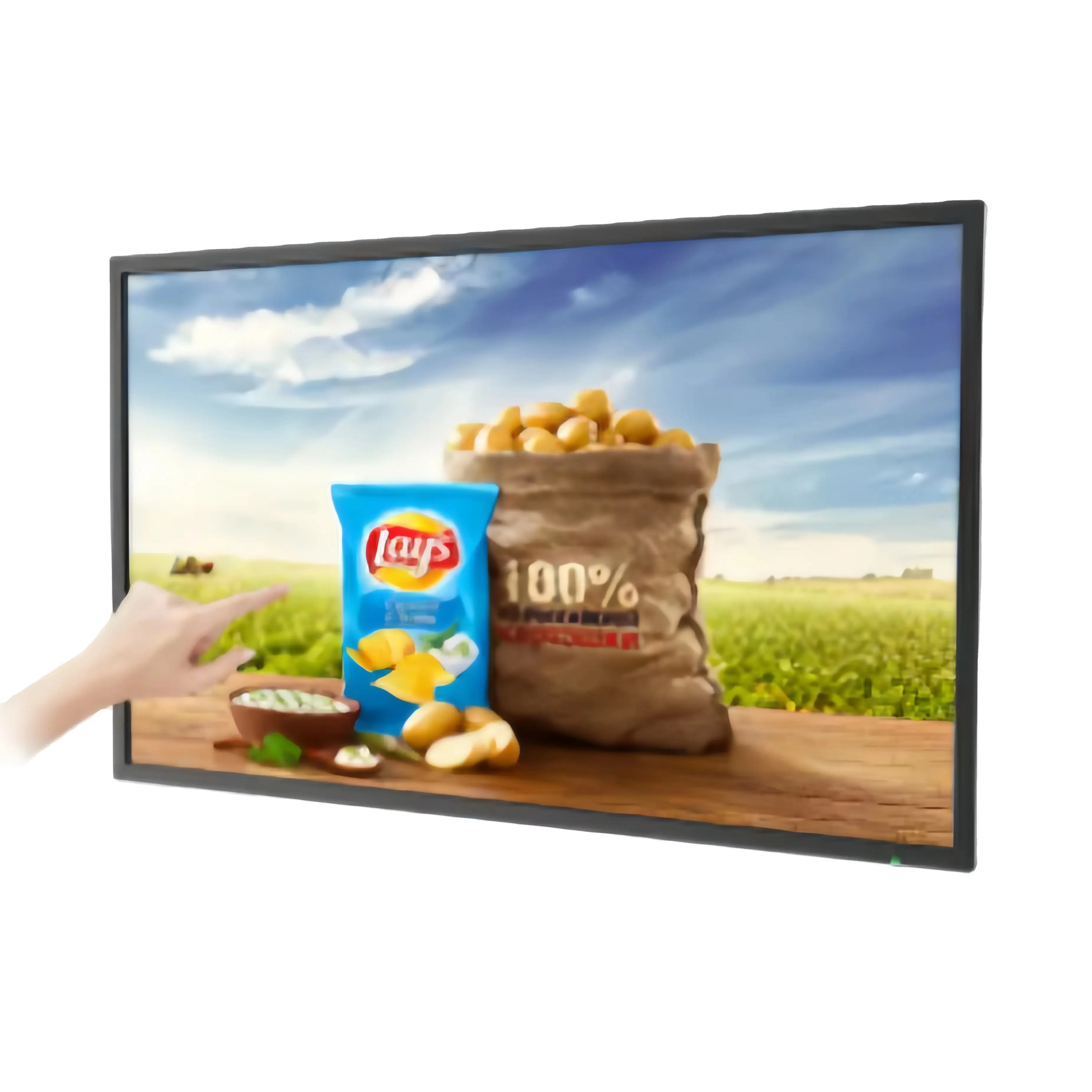 Kawden Hot 43 inch LCD media player tầng thường vụ kỹ thuật số biển Bảng menu logo quảng cáo hiển thị wifi màn hình LCD kiosk