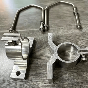 <b>U</b>-bolt Heavy Duty Base Diamonds Station Repeater Antenna X30 X50 Bracket <b>Clamp</b> Mount Mast <b>Clamp</b> Double Screw Fixation Bracket - Product Image 4