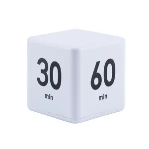 Vendita calda allarme digitale timer da cucina 60 secondi conto alla rovescia timer quadrati personalizzati accettano facile funzionamento quadrato timer da cucina