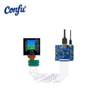 Écran tactile capacitif carré de 4 pouces IPS 720*720 1*1 TP avec affichage MIPI CONFU pour Raspberry Pi, simulateur de vol, compteur
