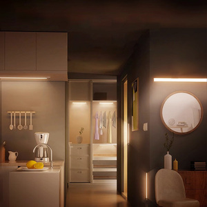 2024 bán buôn có thể sạc lại <span class=keywords><strong>LED</strong></span> cảm biến chuyển động ánh sáng Pin hoạt động điều khiển từ xa chuyển đổi tủ bếp hiện đại tủ quần áo - Product Image 6