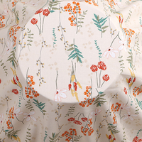 Tissu Brocart Moderne Mi-lourd en Soie de Mûrier Imprimée en Rayonne Artificielle pour Pyjamas d'Été Bébé et T-shirts – Vente en Gros