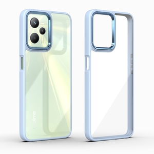 Accessori mobili placcatura fotocamera trasparente TPU PC <span class=keywords><strong>custodia</strong></span> rigida in plastica per telefono Cover posteriore per <span class=keywords><strong>Realme</strong></span> C35 C31 C25 C21Y GT Neo 3T C30 9i 8 - Product Image 1
