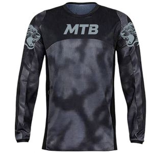 Nueva <span class=keywords><strong>Camiseta</strong></span> de Ciclismo de Montaña Ligera de Poliéster de Secado Rápido, Manga Larga, para Hombre y Mujer, para Descenso, Motocross, Verano - Product Image 5