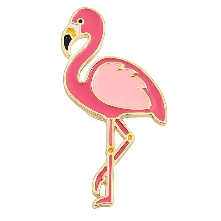 Fornitore su ordine all'ingrosso dello smalto all'ingrosso flamingo pin del risvolto