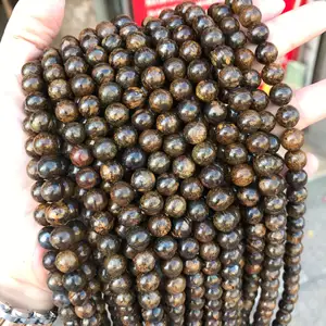 Wholesale Hight Quality Natural Bronzite Round Beads For Diy Bracelet Making