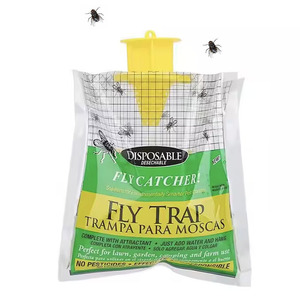 Sac Piège à Mouches Jetable Suspendu pour Extérieur, Contrôle des Nuisibles, Sac à Mouches Soluble dans l'Eau pour Jardin, Patio, Verger, Ferme - Product Image 1