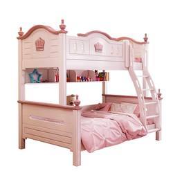 Tempat Tidur Anak Perempuan Modern Berkualitas Tinggi, Dapat Disesuaikan, Ukuran Single/Double, Motif Kartun, Furnitur Kamar Tidur Kayu Pink, Dilengkapi Penyimpanan, Dapat Diperpanjang, Model Villa - Product Image 4