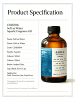 Crearoma Diffuseurs d'arômes aquatiques pour aromathérapie, parfum doux comme de l'eau, huile essentielle pour hôtel et maison