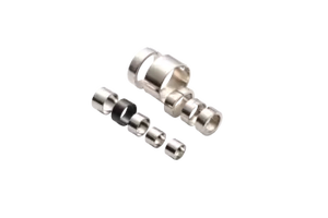 جلبة مستديرة مخصصة من الفولاذ المقاوم للصدأ مع حلقة احتجاز Circlip مطلية بالنيكل والزنك مضادة للتآكل OEM للمعدات - Product Image 4