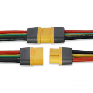 Mr60 F M High Current Rc Cable Male Female Connectors 3 Core Fire Retardant Wire Harness For Power Bank Connection - Product Image 1