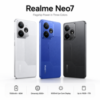 Teléfono Inteligente para Juegos Realme Neo7 5G, Dimensity 9300+, 7000 mAh, Carga Súper Rápida de 80 W, Pantalla AMOLED de 6000 Nits, Cámara OIS de 50 MP, NFC, en Oferta