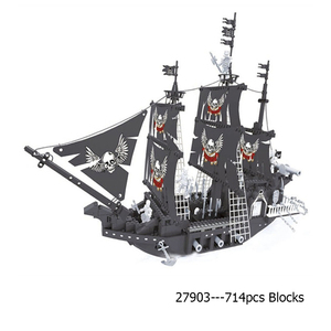 Hot Bán Tàu Cướp Biển Mô Hình 1400 + Pcs Xây Dựng Khối Bộ Tự Làm Mô Hình Lắp Ráp Moc Xây Dựng Gạch Bộ Đồ Chơi (Túi Gói) - Product Image 5