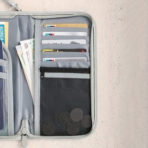 Portefeuille de voyage personnalisé en polyester pour cartes de visite, porte-passeport RFID pour une utilisation de voyage personnalisée - Product Image 3
