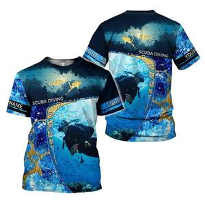 <span class=keywords><strong>T</strong></span>-<span class=keywords><strong>shirt</strong></span> 3D per uomo e donna regalo subacqueo Design personalizzabile su <span class=keywords><strong>t</strong></span>-<span class=keywords><strong>shirt</strong></span> amore personalizzato per le immersioni subacquee - Product Image 6