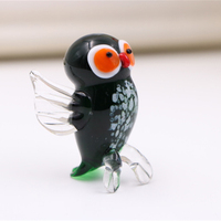 Oiseau en verre de Murano antique, style artistique varié, centre d'art