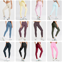 Leggings de yoga très extensibles pour femmes, logo personnalisé, multicolores, vêtements de sport pour l'entraînement en plein air, vêtements de fitness, pantalons de sport ajustés