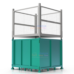 Lockheer Reusable Galvanised Steel Pallet Box For The Transport Of Logistics