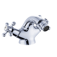Robinet de lavabo antique à double commande, entièrement en cuivre, style américain, électroplaqué, avec cartouche céramique, anti-éclaboussures, à poser sur le comptoir