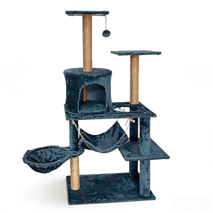 Arbre à <span class=keywords><strong>chat</strong></span> à <span class=keywords><strong>prix</strong></span> d'usine en gros avec perchoir en forme de capsule spatiale transparente et condo multi-niveaux pour grands chats - Product Image 6