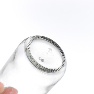 Bouteille en verre à lait transparent vide cj015, bouteille à boire, pot à boissons - Product Image 5