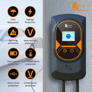 Cargador para Vehículos Eléctricos de 11 kW, 16 A/32 A, Fase 3, Wallbox, Enchufe Tipo 2 de la UE con Cables de 5 m, Monitoreo de Voltaje y Control Remoto - Product Image 3