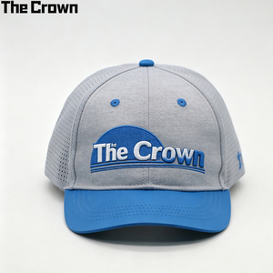 Custom Logo 6 Panel Laser Perforated <b>Cap</b> Wholesale Bulk Flat Embroidery <b>Hat</b> Curved Brim Manufacturer Cut and Sew Perforated Ba - Product Image 2