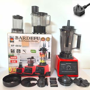 Mixeur Commercial 8-en-1 de 4L en Acier Inoxydable, Broyeur à Glace, Hachoir à Viande, Robot Culinaire Domestique pour Jus et Smoothies - Product Image 1