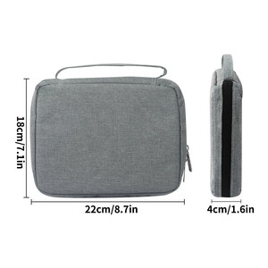 <b>Watch</b> Bands Storage <b>Case</b> For Cables Fabric Durable Organizer With Multiple Compartments And <b>Watch</b> Holders - Product Image 2