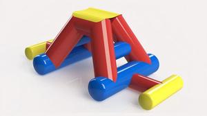 AquaHurdle, Obstáculo Inflable para Piscina, Desafío <span class=keywords><strong>de</strong></span> Agilidad para Parques Acuáticos, Fiestas en la Piscina y Actividades Acuáticas para Niños - Product Image 4