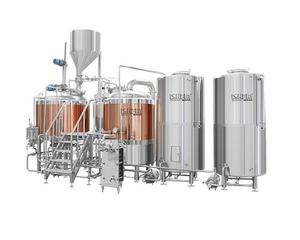 Hệ thống sản xuất bia thủ công tự động bằng đồng HEM 5bbl 7bbl 10bbl, sản xuất bia 1000L cho nhà hàng/trang trại - Product Image 1