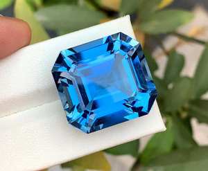 Piedras Preciosas de Aguamarina Natural de Color Azul Marino Intenso, Corte Cojín, Calidad Premium para Exportación, Piedras Sueltas para Joyería - Product Image 2