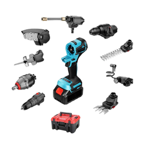 Juego de Herramientas Eléctricas Multiusos OEM/ODM con Batería de Litio Sin Escobillas, Llave de Impacto Multifunción para el Hogar, Estuche Rígido Eléctrico Personalizado - Product Image 1