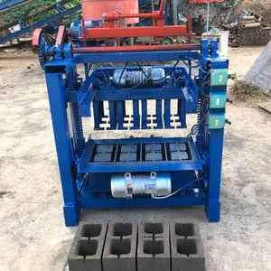 Macchina per la produzione di blocchi Semi automatica Hollow Hallow Concrete Cement Brick Make Machinery