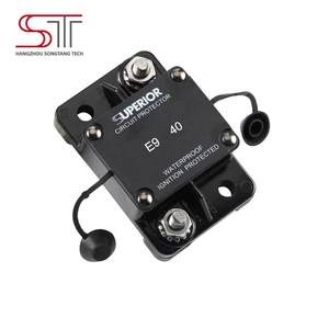 E97, reinicio automático, montaje en superficie de 40 amperios, resistente al agua, IP67, disyuntor de CC para caravana de camión automotriz marino - Product Image 3