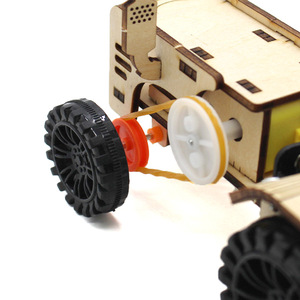 Kit scientifique en bois pour enfants, modèle de tracteur à assembler soi-même, jouet éducatif pour enfants de 7 à 9 ans - Product Image 2