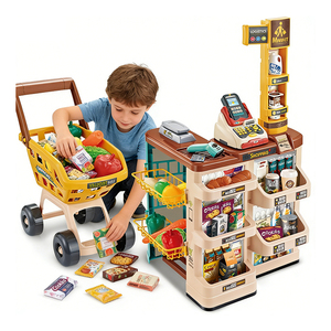 Juguete de Caja Registradora para Niños, Escáner de Supermercado, Canasta de Compras, Juego de Imitación de Mercado, Juguetes Educativos - Product Image 6