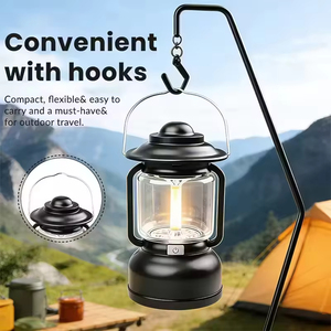 USB Charging LED Outdoor Mini Tent Lamp Portable Atmosphere <b>Light</b> Rechargeable Flashlight Camping Lantern IP44 Rated Dimmable - Product Image 2