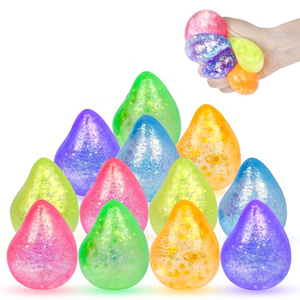H&W TPR-2 Factory Direct Sale Colorful Stress TPR Sugar <b>Ball</b> Mini Slow Rising Water Shape Stress Relief <b>Squeeze</b> Toys - Product Image 1