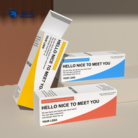 Boîte en papier pliable, écologique, recyclable, personnalisée, imprimée en quatre couleurs, de couleur unie, pour médicaments, pilules, emballages pharmaceutiques