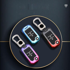Zinc Alloy Car Key <b>Case</b> Cover for Honda Civic HRV CRV CR-V Crider Odyssey <b>Pilot</b> Fit Accord 2 3 Buttons Flip Remote Protect Shell - Product Image 5