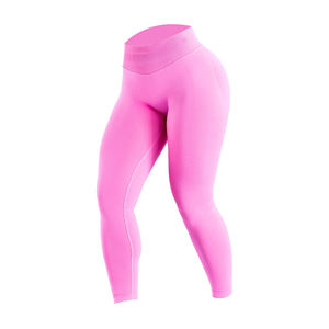 <span class=keywords><strong>Leggings</strong></span> de cintura alta de talla grande, pantalones deportivos ajustados con realce de cadera, pantalones sin costuras, pantalones largos de Yoga y Fitness - Product Image 6