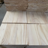 Collection de panneaux en bois massif de conception moderne Planches en bois de paulownia pour la construction