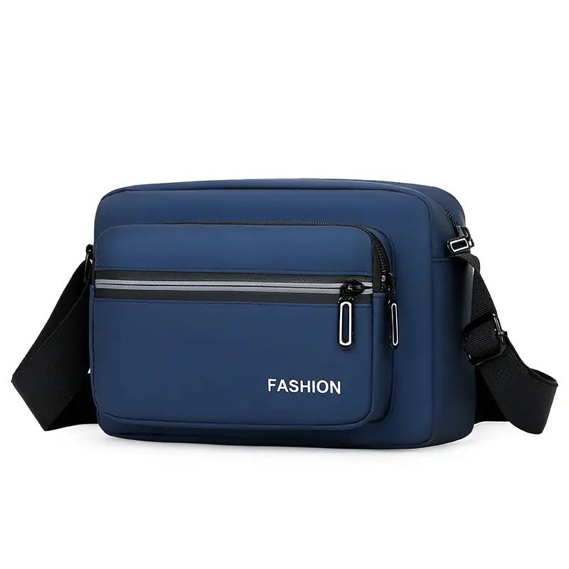 Fashion Square Bag Straps Shoulder Crossbody Folding Umbrella iPad Marketing Business Messenger Bag for Men
