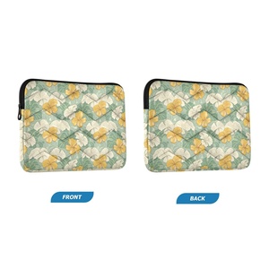 Funda Protectora para Portátil de 14-15 Pulgadas, Diseño Floral Hawaiano, Interior Acolchado, Exterior Tipo Bolso para Computadora - Product Image 2