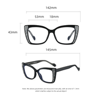 Montures de lunettes carrées de couleurs mélangées à la mode personnalisation en gros vente chaude lunettes à monture carrée couleur transparente