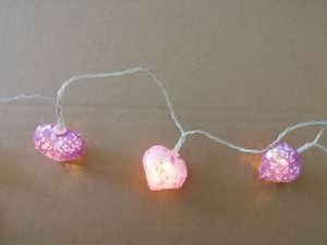 Pin Màu Hồng Hình Trái Tim Ánh Sáng Chuỗi Cổ Tích LED Đám Cưới Tình Yêu Trang Trí Đèn Treo Đảng Nhà Đèn Cho Phòng Ngủ Tường - Product Image 3