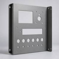 Fabrication sur mesure de panneaux de commande en tôle d'acier inoxydable, découpe laser, surface polie miroir, revêtement PVD, formes courbes personnalisées