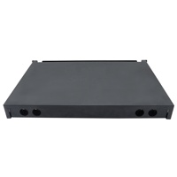 SC LC FC ST UPC APC Quad entièrement chargé 6 12 18 24 48 96 core ODF monté en rack type coulissant 1U 24 ports panneau de brassage fibre