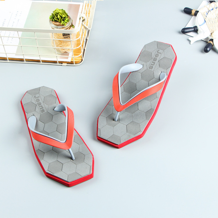 Men's Flip-flops Summer Slippers Non-slip Beach PE PVC Shoes Personality Filp Flops Wholesale